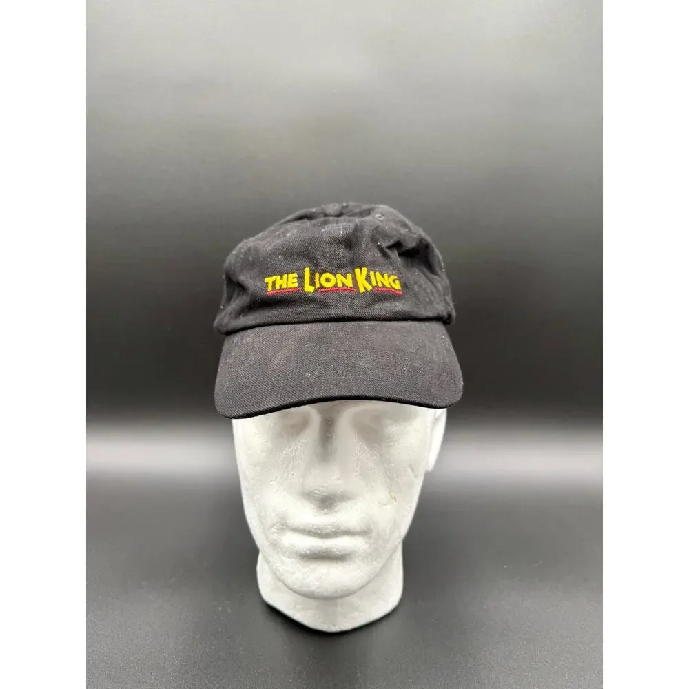 Vintage Disney The Lion King Broadway Production VIP Strapback‎ Baseball Hat Cap